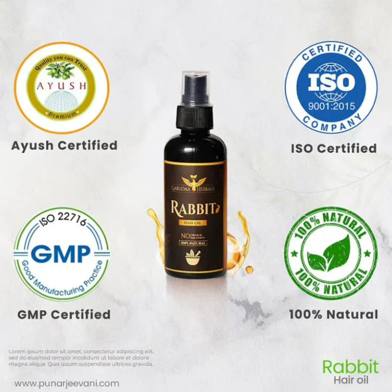 Rabit Herbal Hair Oil - 100% Original